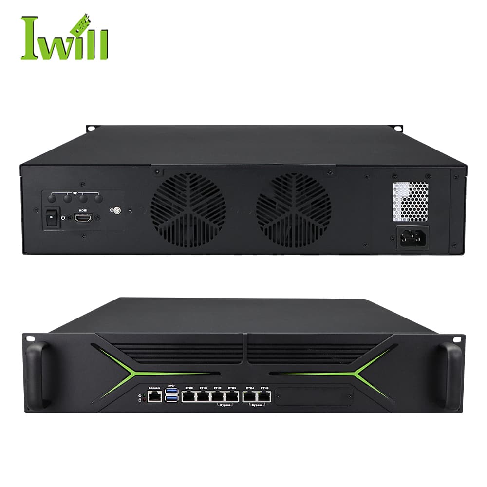 2U6L-ADL - 2U Rackmount firewall with Intel Alder Lake Desktop and 6x 1G LAN, redundant PSU option | IWILL UK